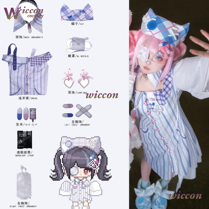 Anime Cosplay Girl Ideas - Ynot Infinity Nikki Strój Cosplay Peruka