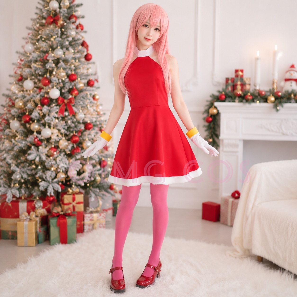 Anime Cosplay Dresses - Kostium Cosplay Amy Rose dla dorosłych,