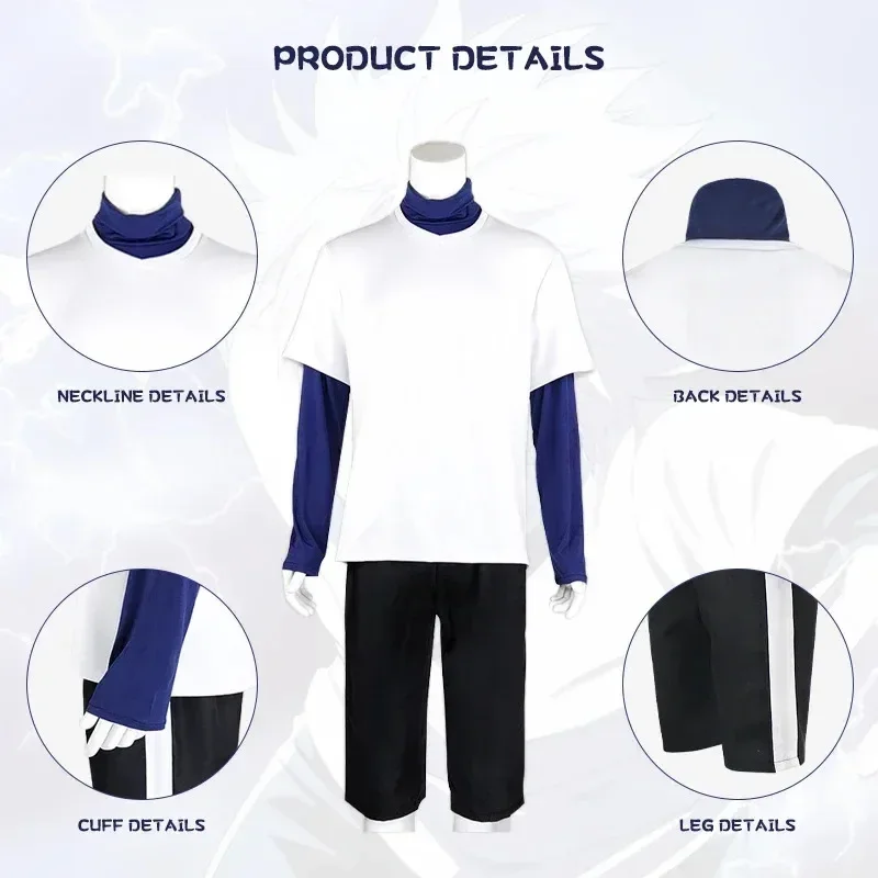 Cosplay Anime Killua Zoldyck - Zestaw Kostiumów Cosplay Anime Hunter X