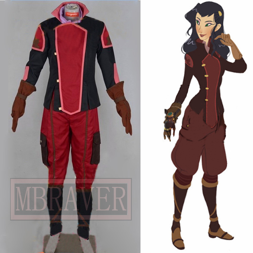 Cosplay Avatar Anime - Avatar Legendy Korry Asami Sato Mundurek