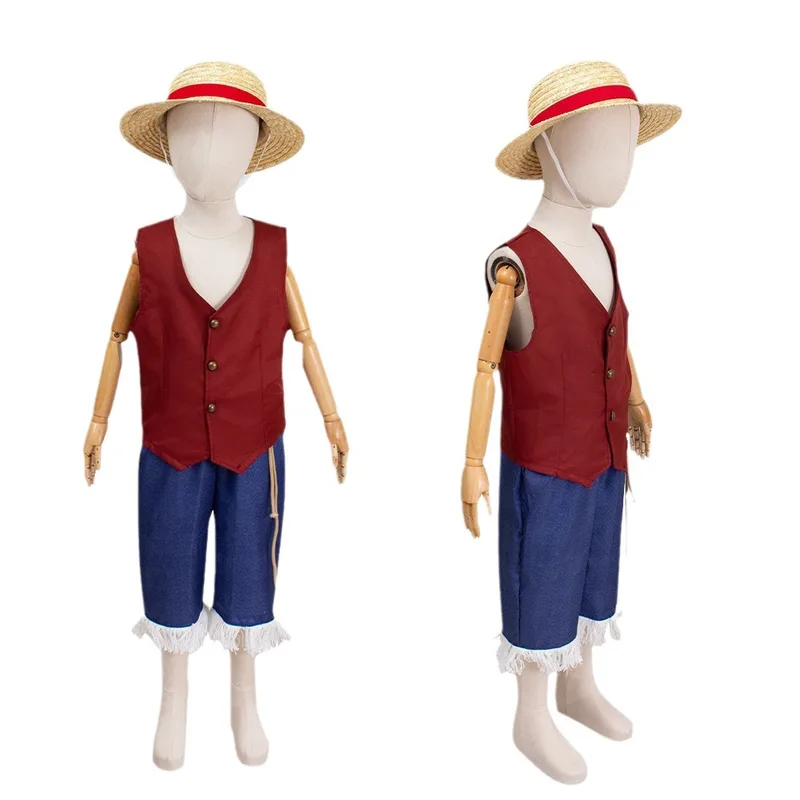 Kids Cosplay Anime - ▶ ❤ Kostium Cosplay Luffy z