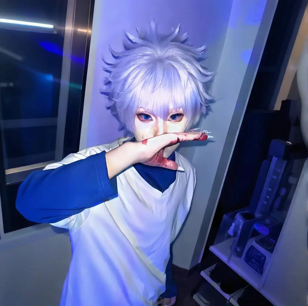Cosplay Anime Killua Zoldyck - 【Wetrose】Dostępny Strój Cosplay Killua Zoldyck Hunter