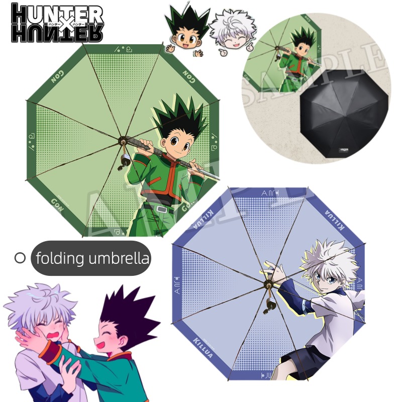 Cosplay Anime Killua Zoldyck - Nowy parasol składany z motywem anime