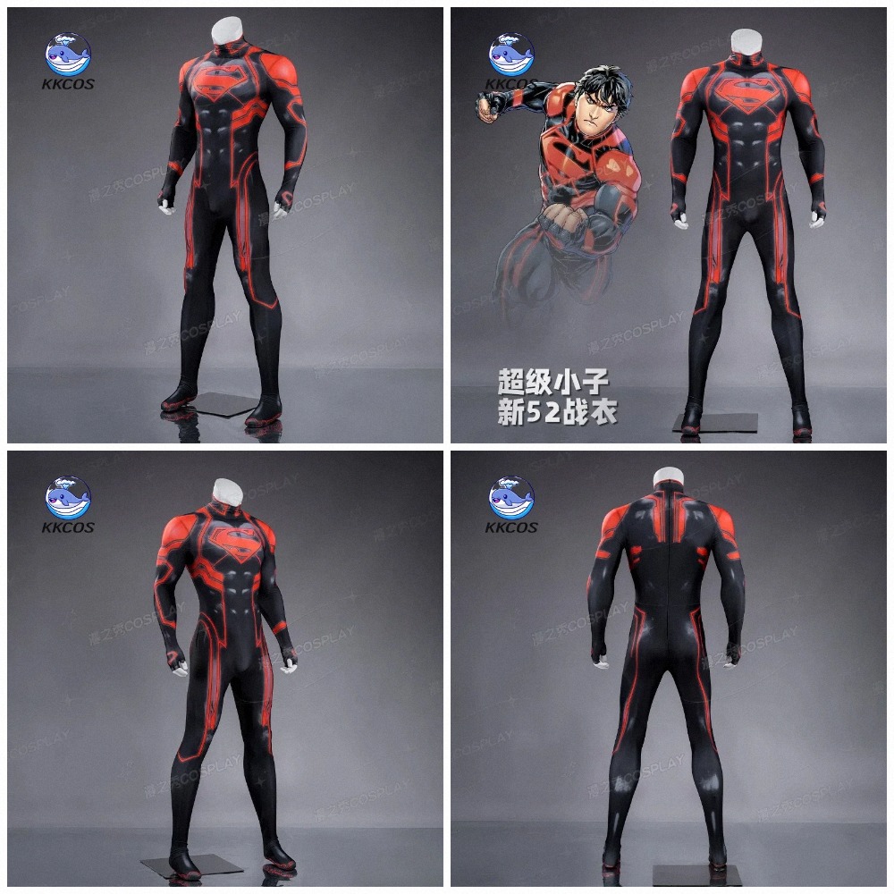 Anime Cosplay Male - KKCos Nowy Superboy z 52 ‌