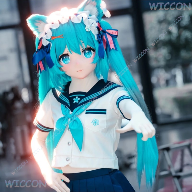 Anime Cosplay Diy - Maska na twarz Kigurumi Damska Anime