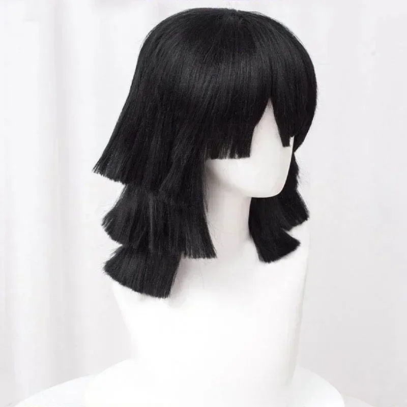 Peruka Cosplay Iguro Obanai 20 – Cosplay Anime Black Hair recenzja i cena
