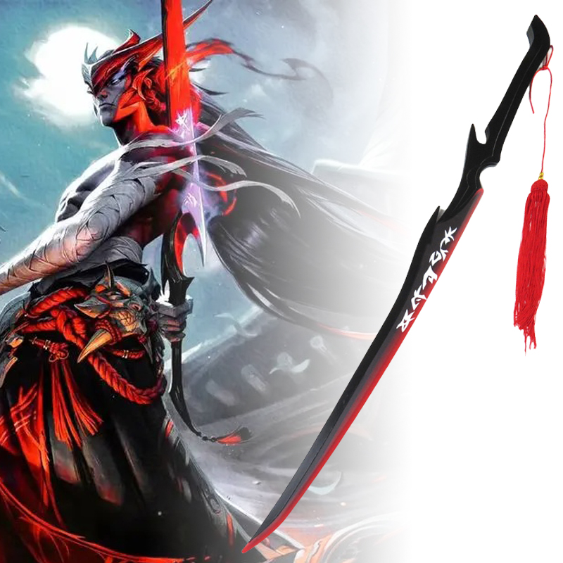 Prawdziwy rozmiar Yone Katana  – Anime Cosplay Real recenzja i cena