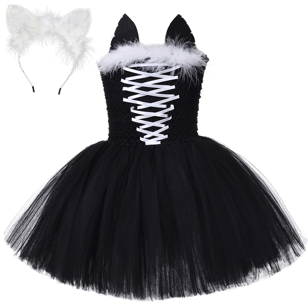 Czarna sukienka tutu z motywem – Anime Cosplay Simple recenzja i cena