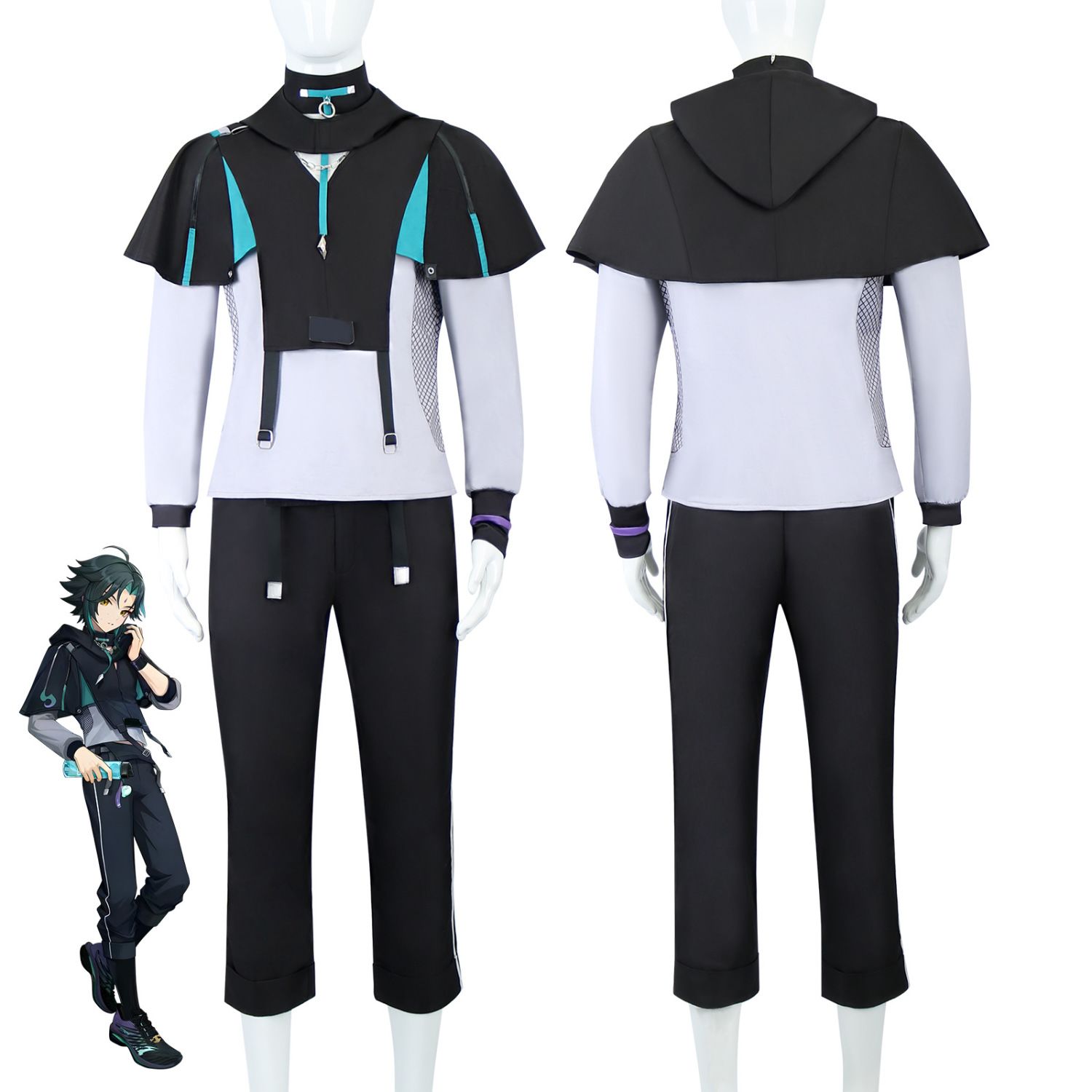Kostiumy Halloween XIAO Gra Ge – Anime Cosplay Male recenzja i cena