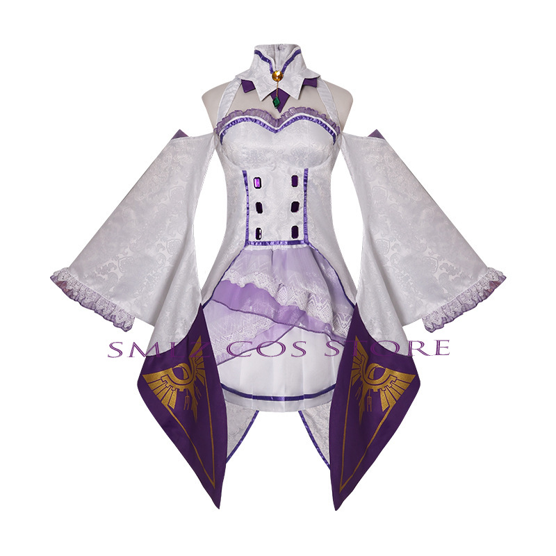 Emilia Cosplay Anime Re:Zero K – Anime Cosplay Dresses recenzja i cena