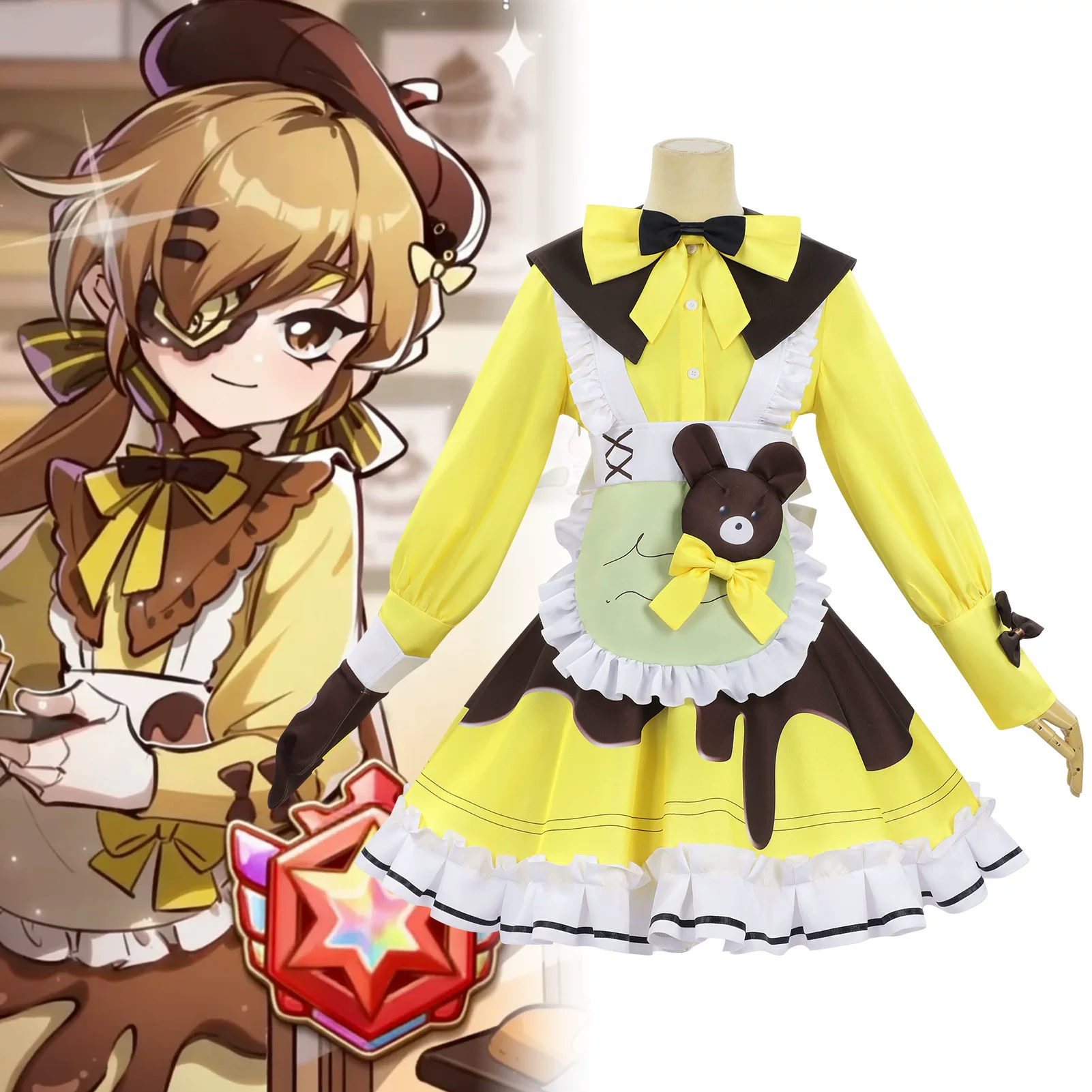 Kostium Eggy Party Straszna No – Kids Cosplay Anime recenzja i cena