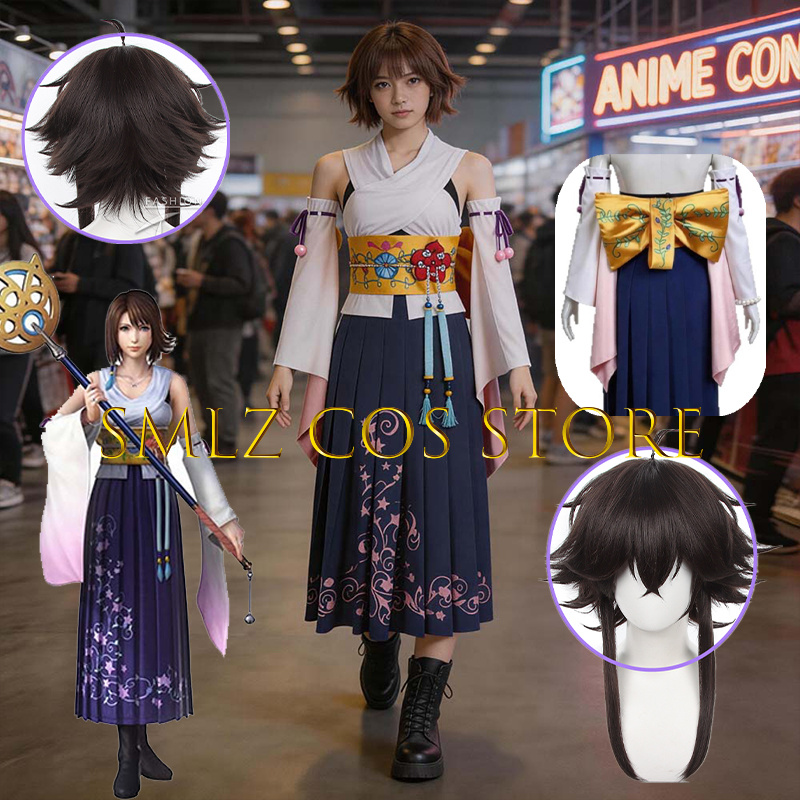 Smlz FFX Yuna Cosplay Anime FF – Anime Cosplay Dresses recenzja i cena