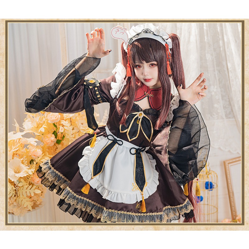 Gra Genshin Impact Hu Tao Stró – Anime Cosplay Kawaii recenzja i cena