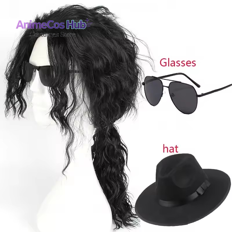 Anime Michael Jackson Cosplay, – Cosplay Anime Black Hair recenzja i cena