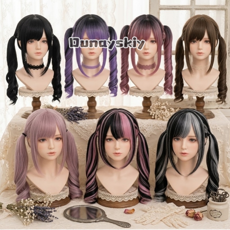 Peruka Syntetyczna Cosplay Jir – Cosplay Anime Black Hair recenzja i cena