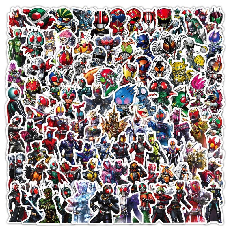103 szt. Naklejki Kamen Rider  – Anime Cosplay Diy recenzja i cena